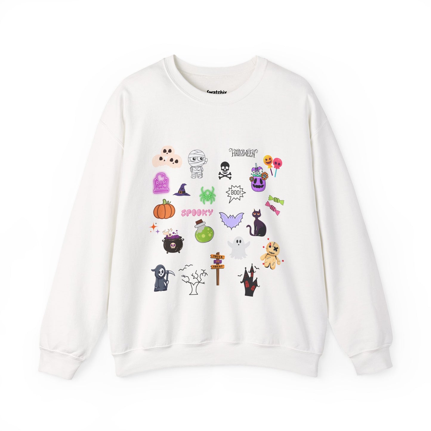Halloween Graphics Unisex Crewneck Sweatshirt