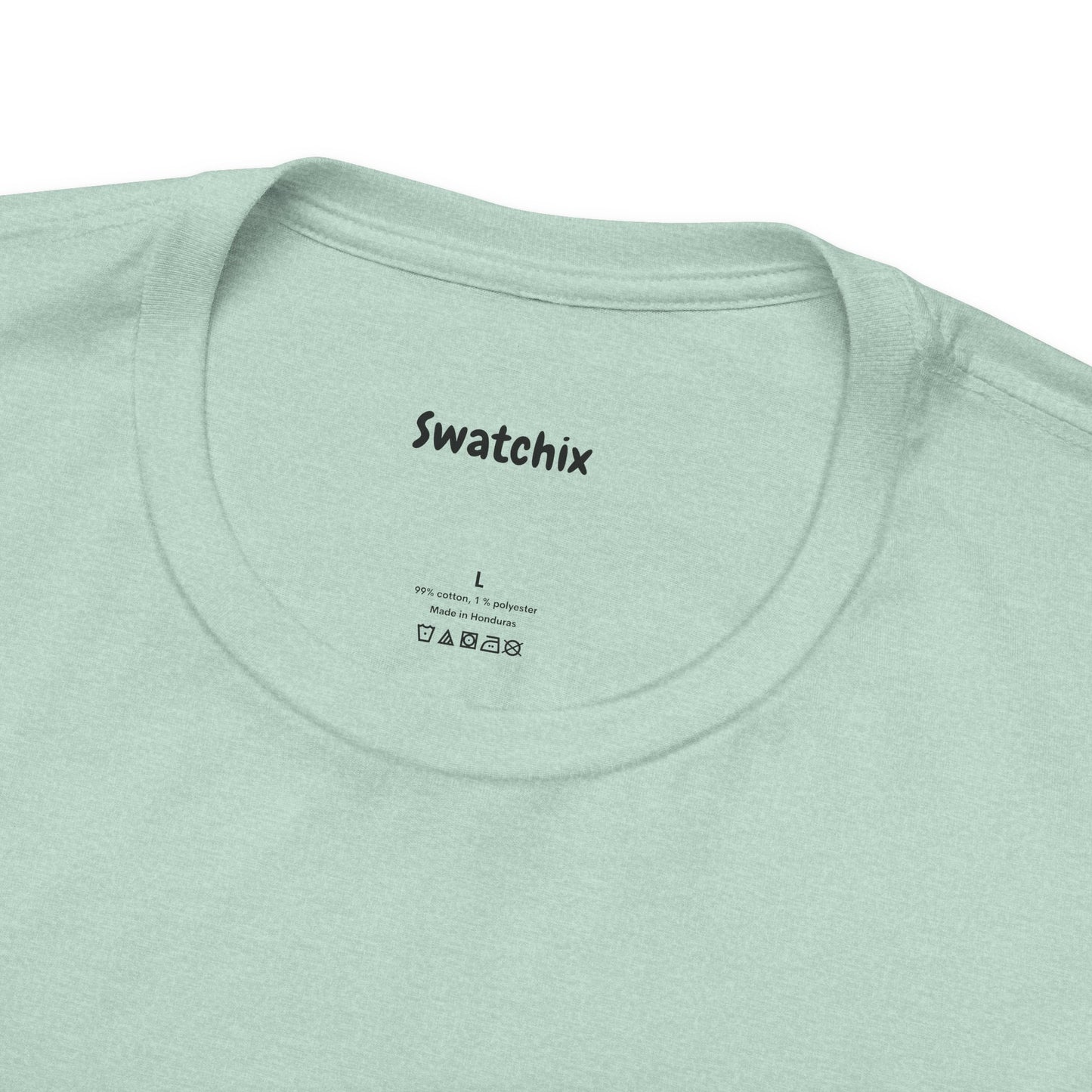 Unisex Crewneck Tee In Heather Prism Mint
