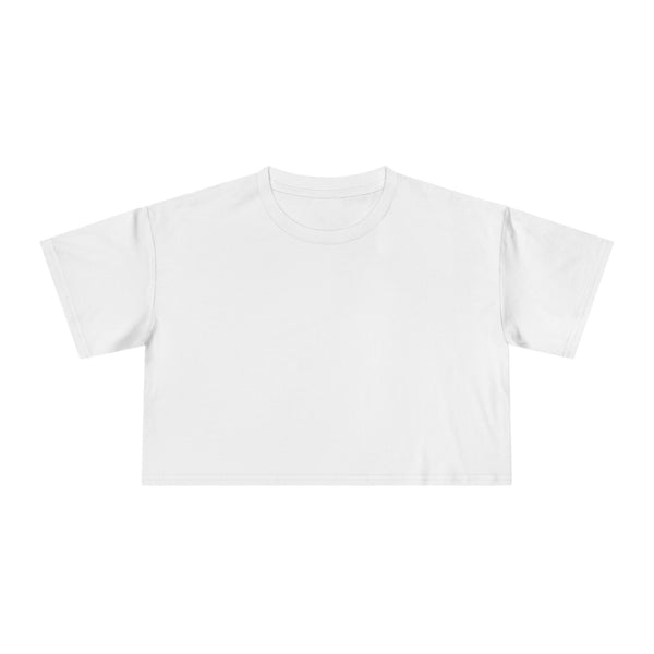 Crop Tee In White