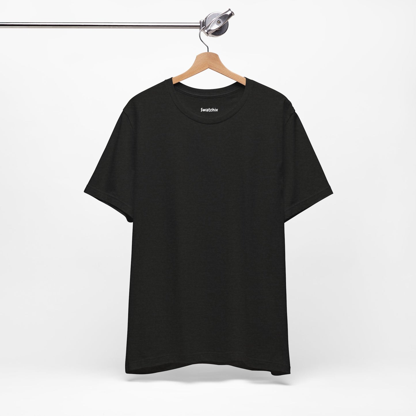 Unisex Crewneck Tee In Black Heather