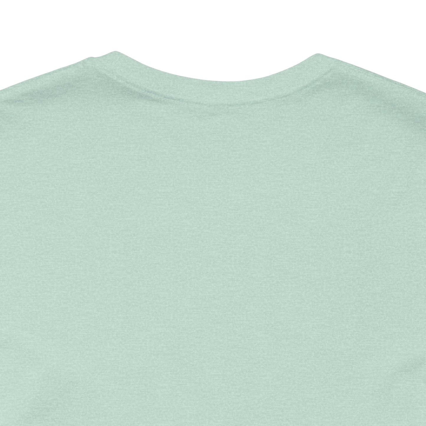 Unisex Crewneck Tee In Heather Prism Mint