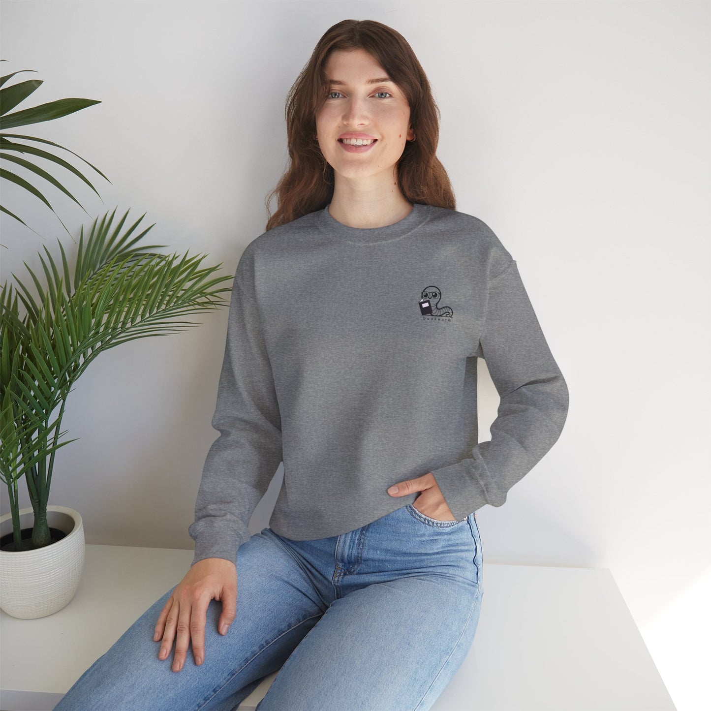 Bookworm Unisex Crewneck Sweatshirt