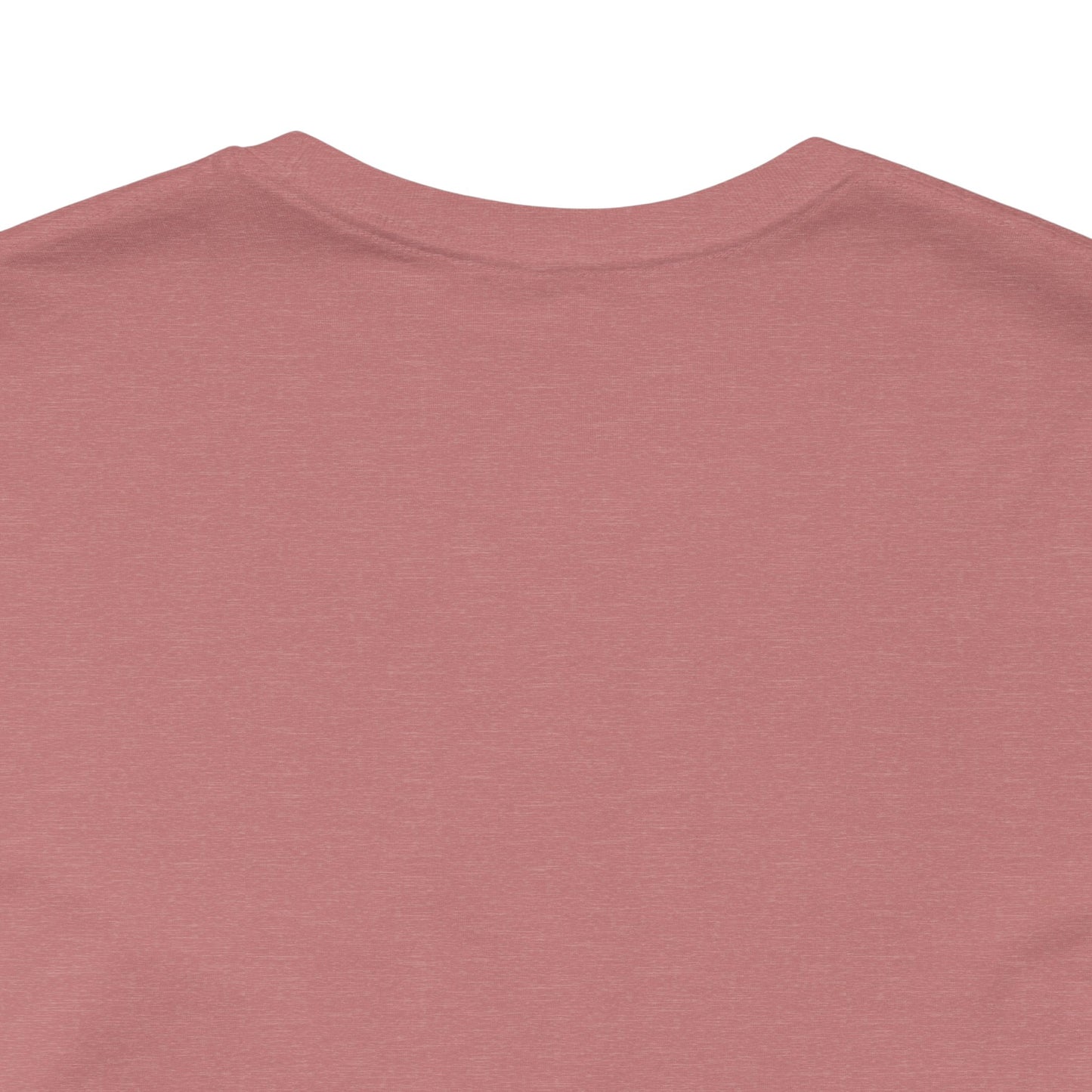 Unisex Crewneck Tee In Heather Mauve
