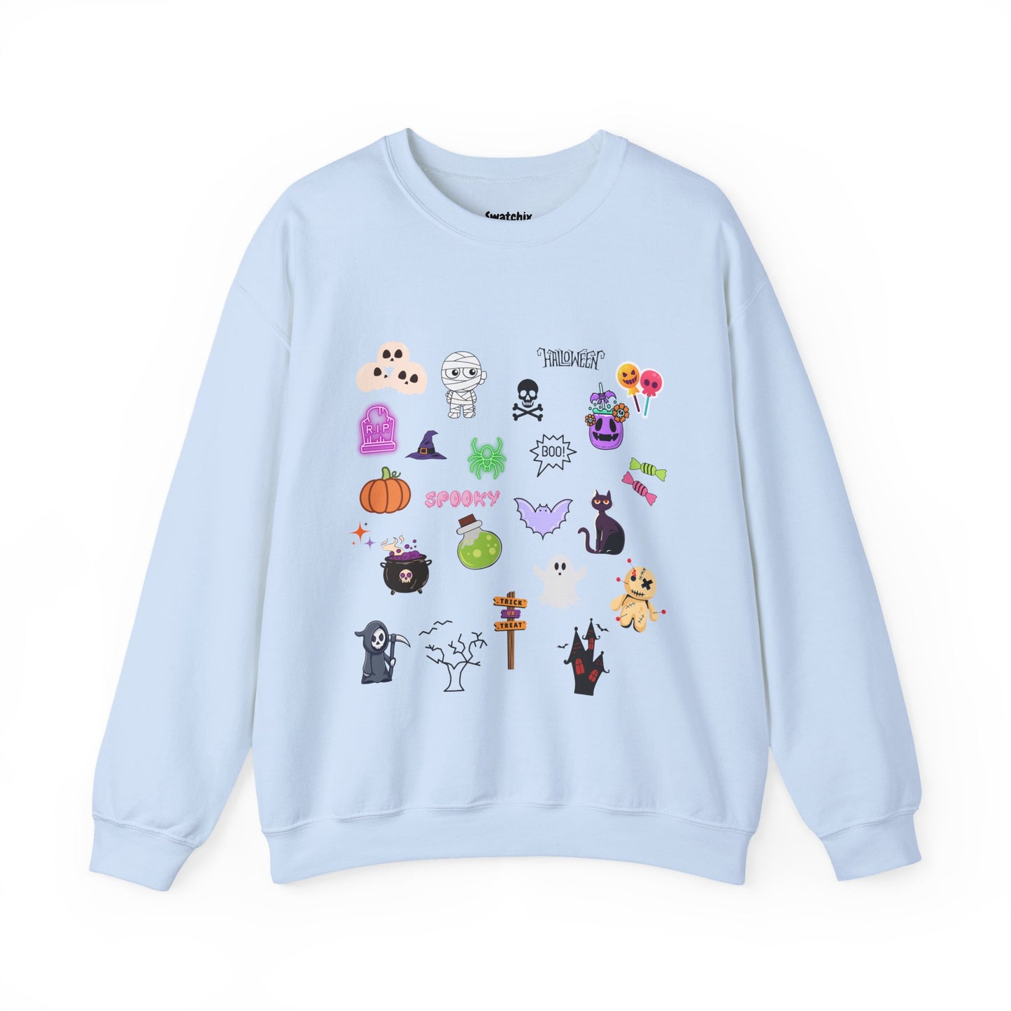 Halloween Graphics Unisex Crewneck Sweatshirt