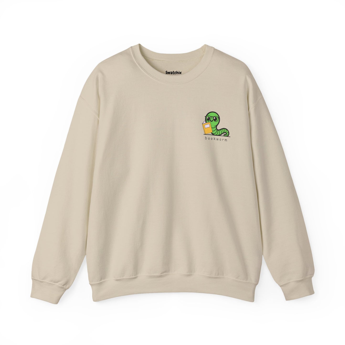 Cute Bookworm Unisex Crewneck Sweatshirt