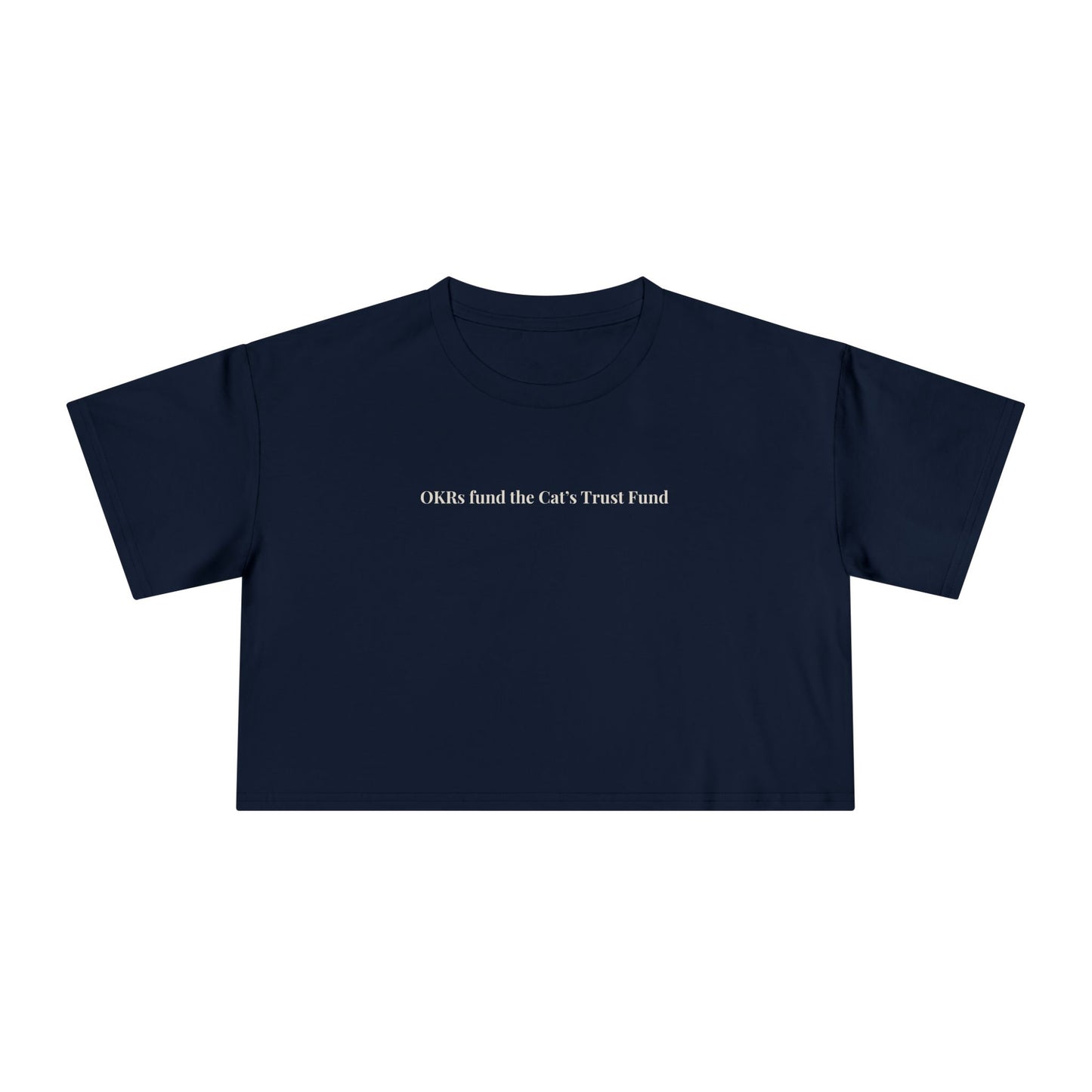 OKRs fund Cropped Tee