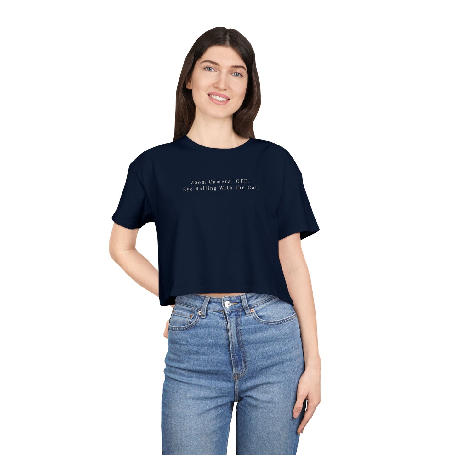 Zoom Camera Cropped Tee