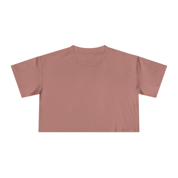 Crop Tee In Hazy Pink