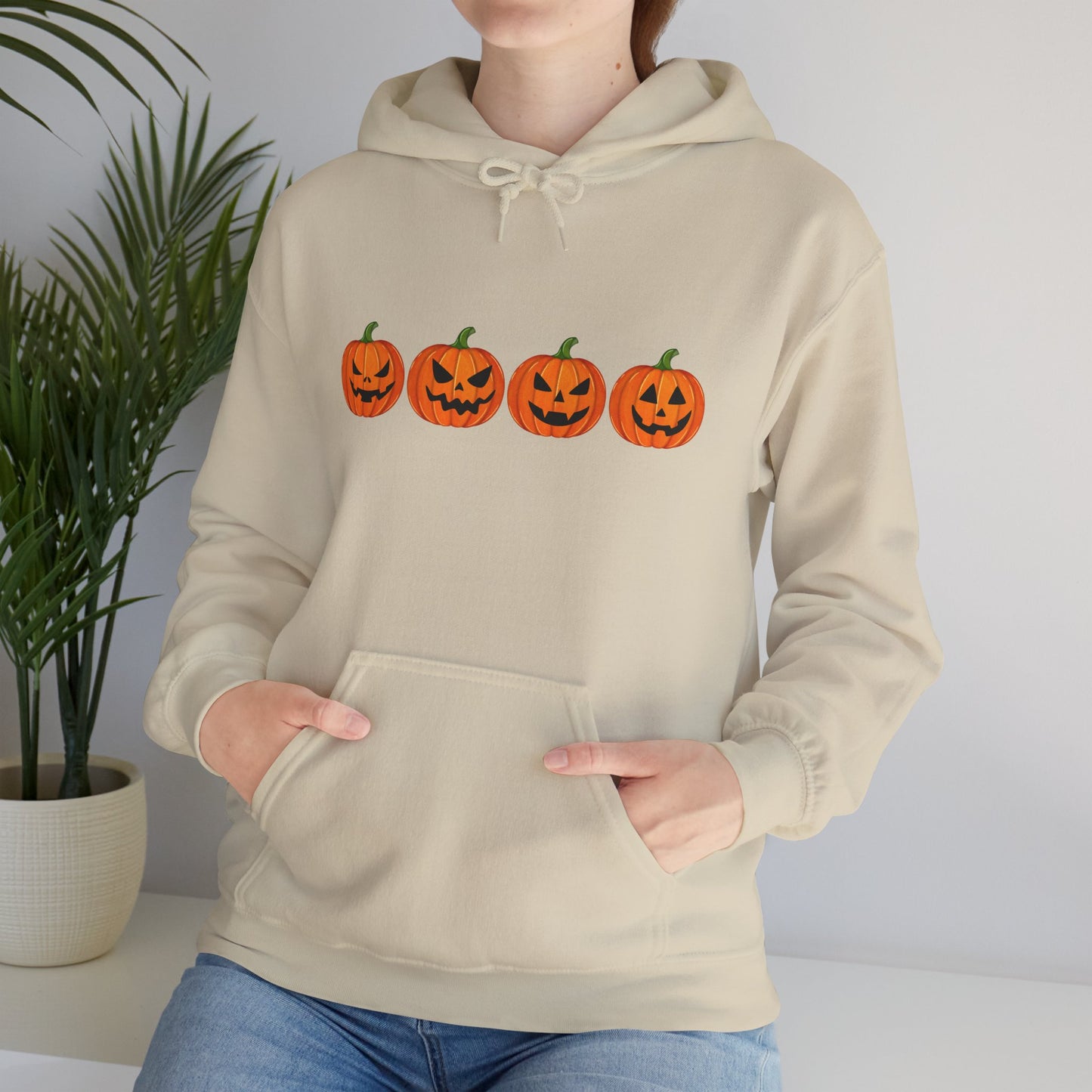 Four Pumpkins Unisex Hoodie
