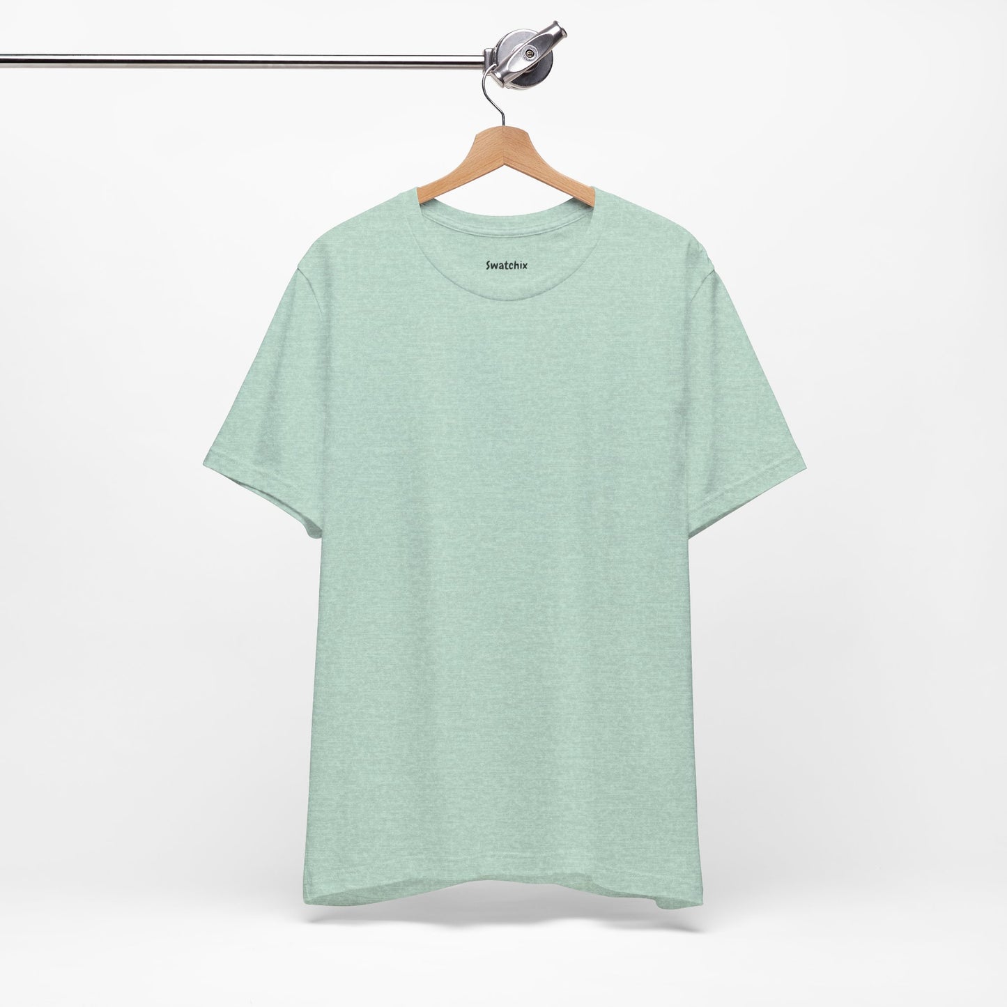 Unisex Crewneck Tee In Heather Prism Mint