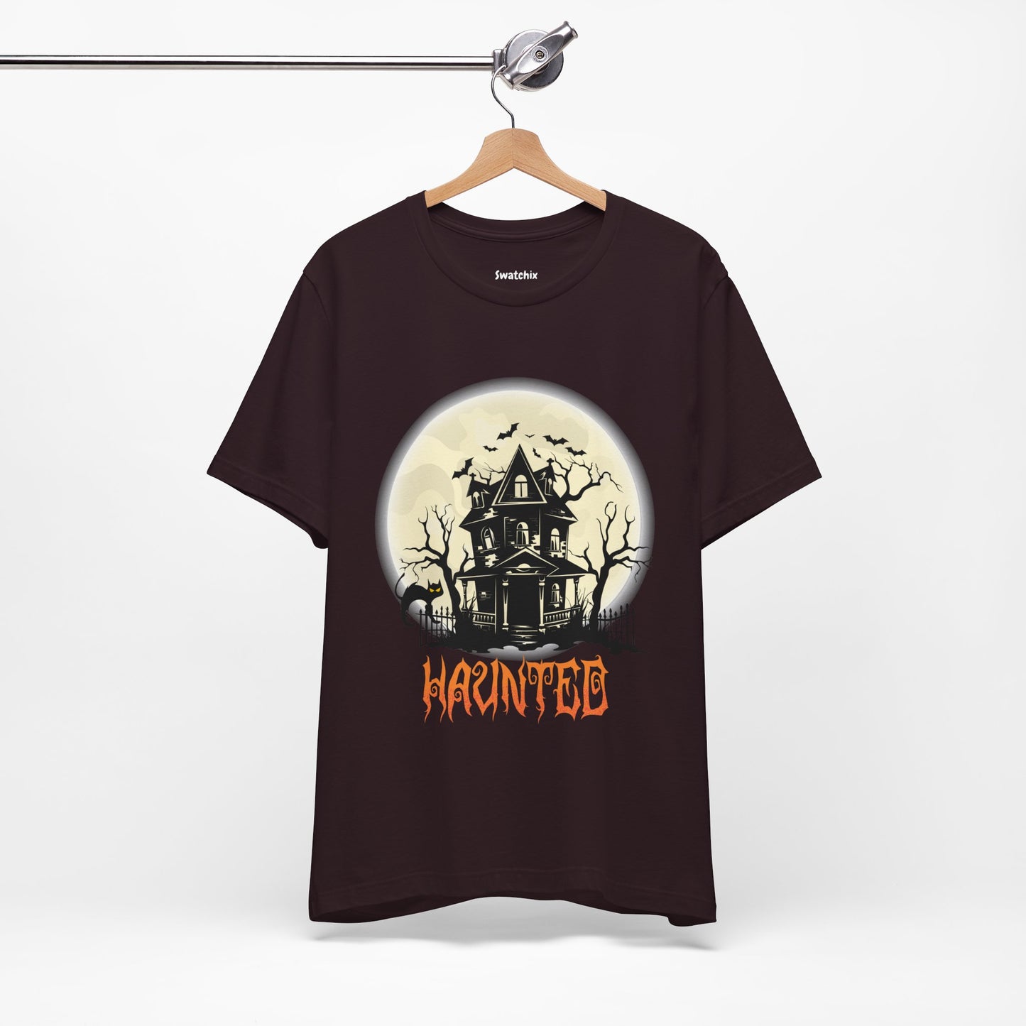 Halloween Haunted Mansion Unisex Crewneck Tee