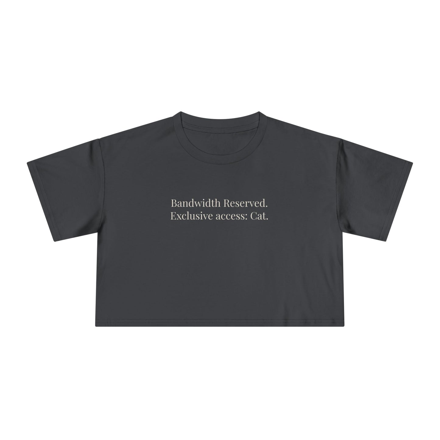 Bandwidth Cropped Tee