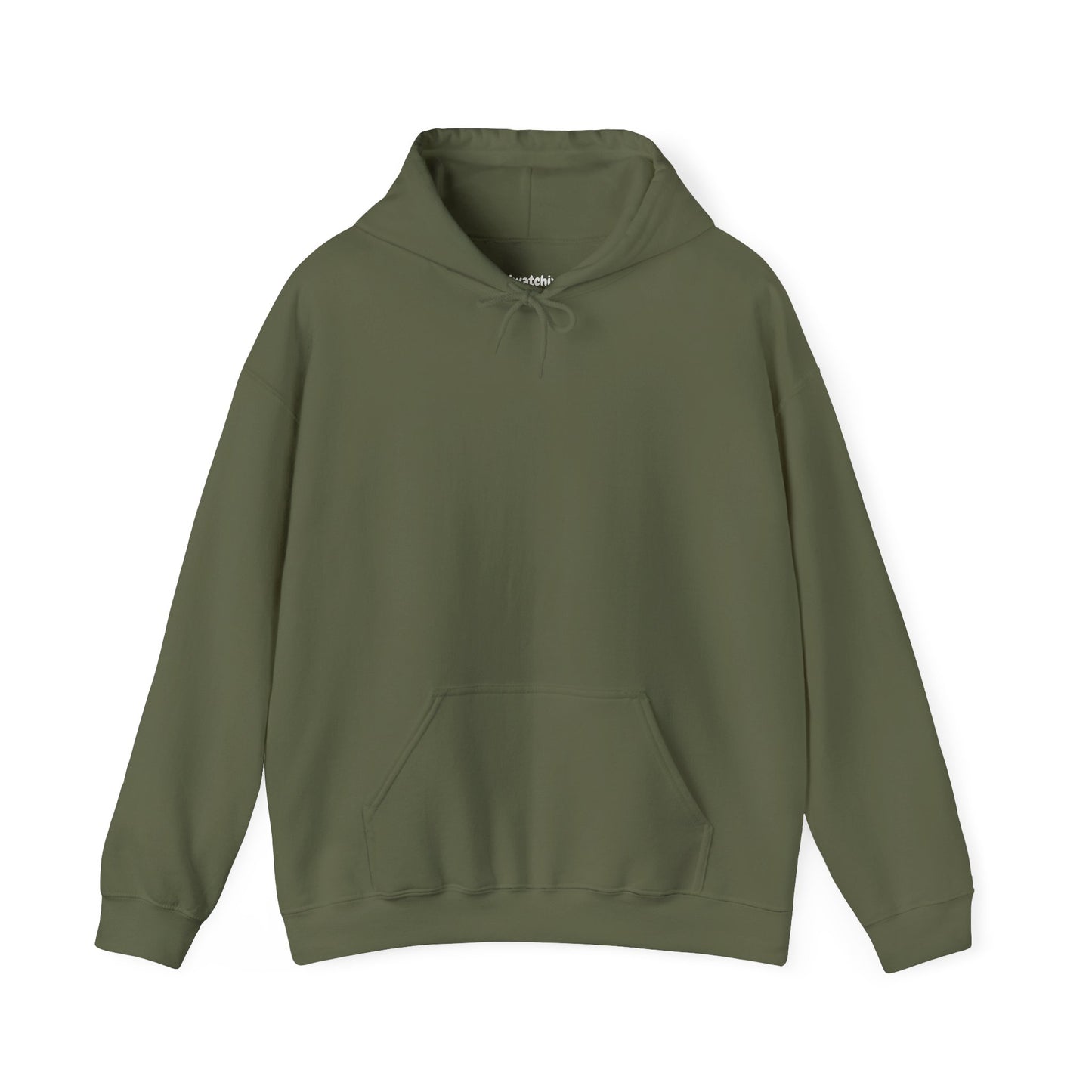 Unisex Hoodie In Military Green