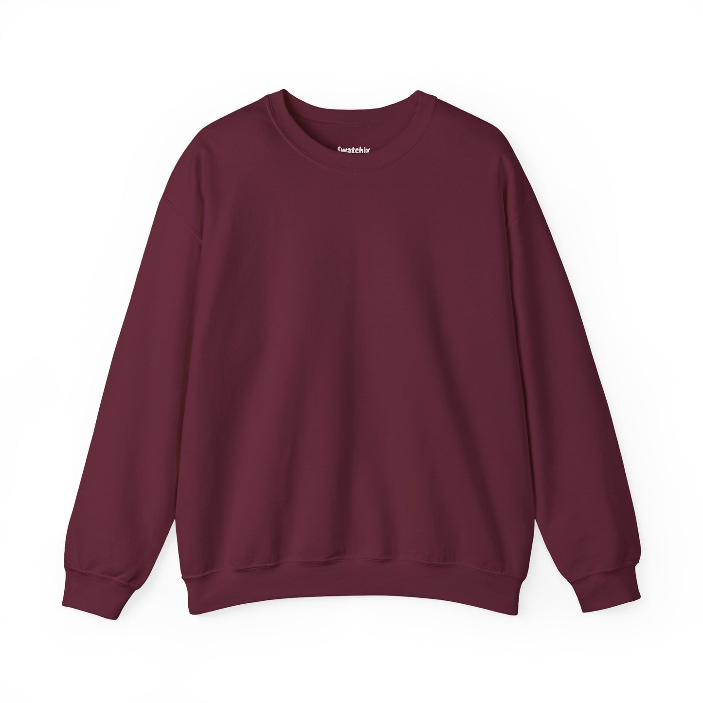 Unisex Crewneck Sweatshirt In Maroon