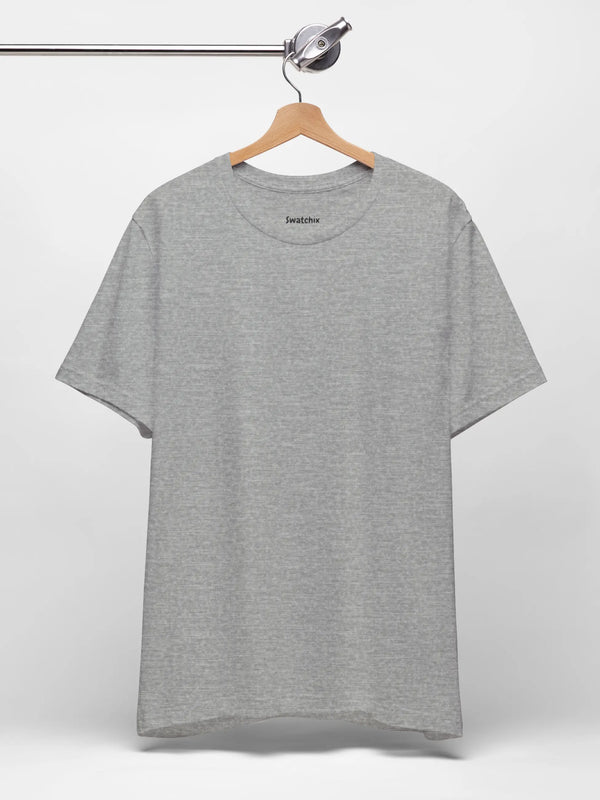 Crewneck Tee In Heather Grey