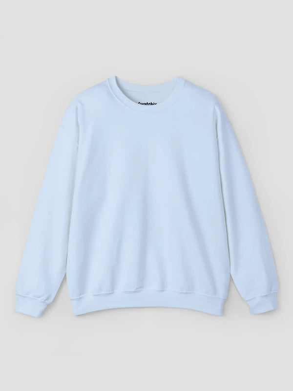 Crewneck Sweatshirt In Light Blue