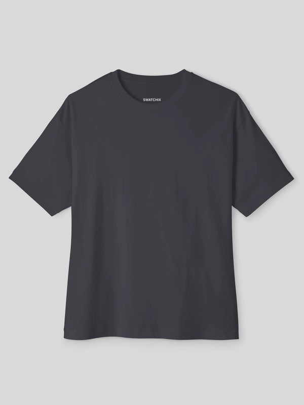 Oversized Tee In Dark Grey