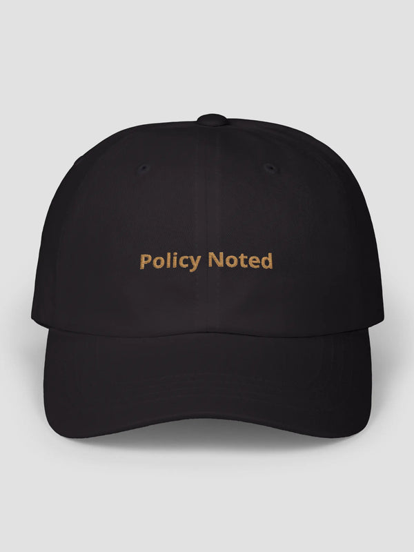 Policy Noted Cap