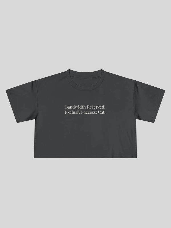 Bandwidth Reserved Cropped Tee