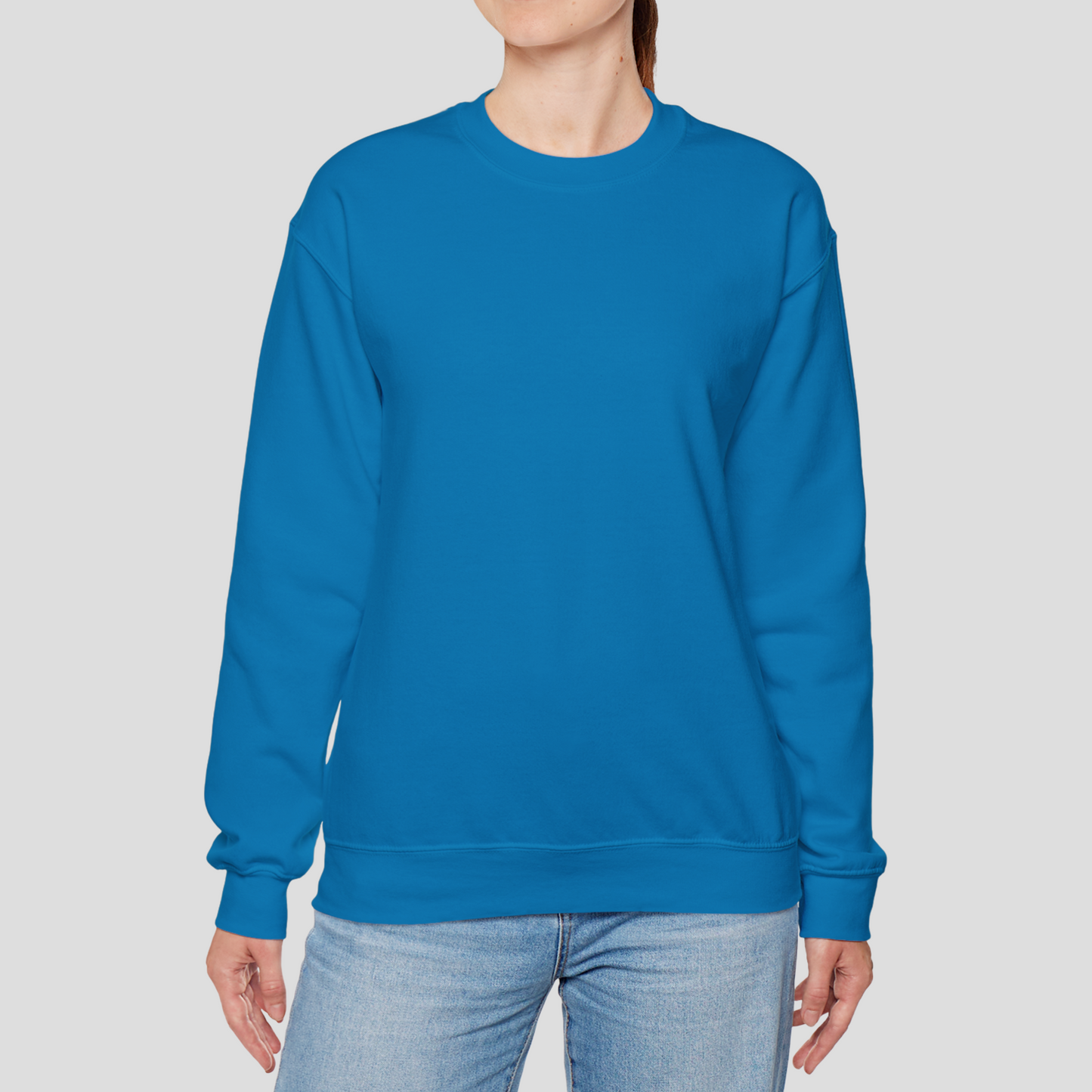 Unisex Crewneck Sweatshirt In Sapphire