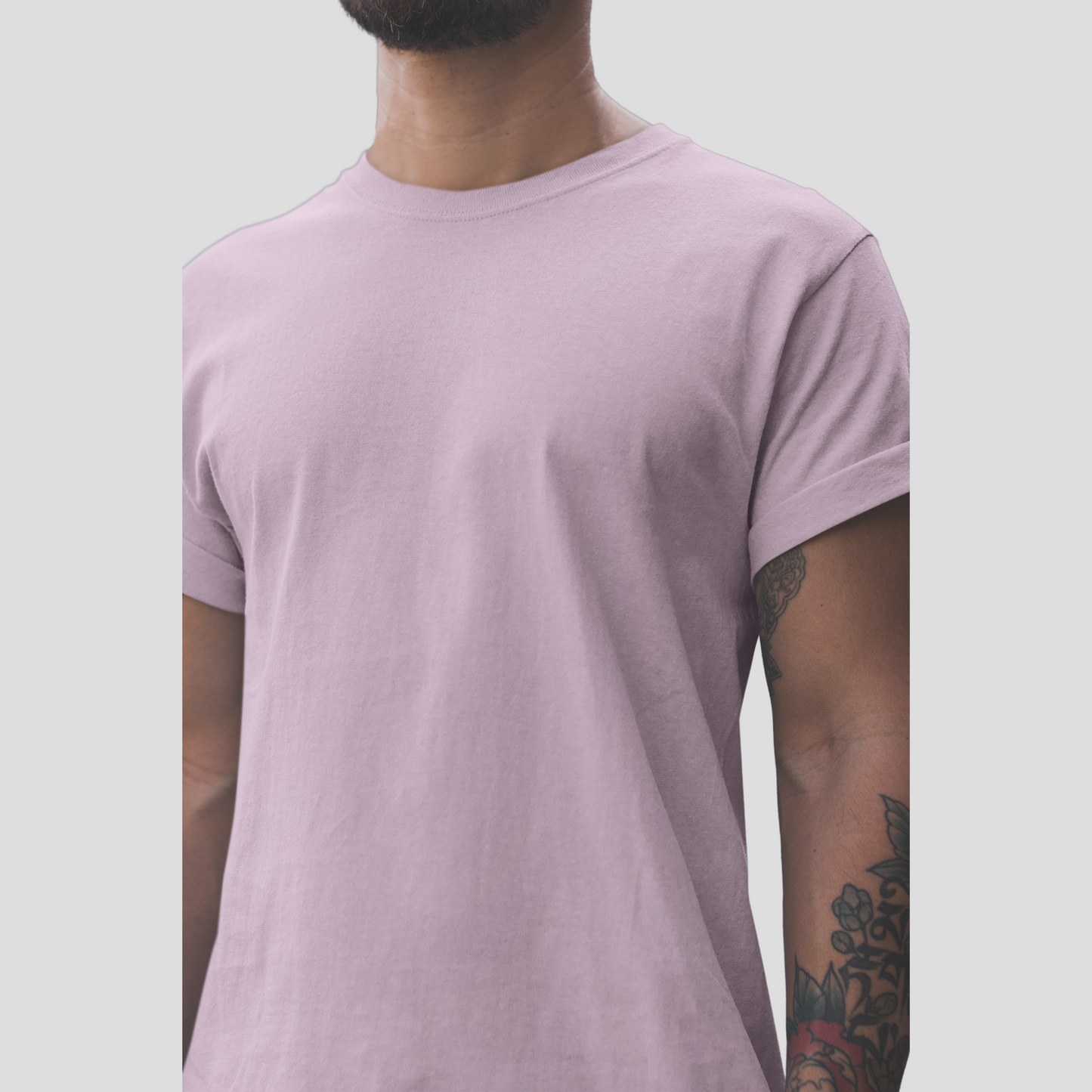 Unisex Crewneck Tee In Lilac