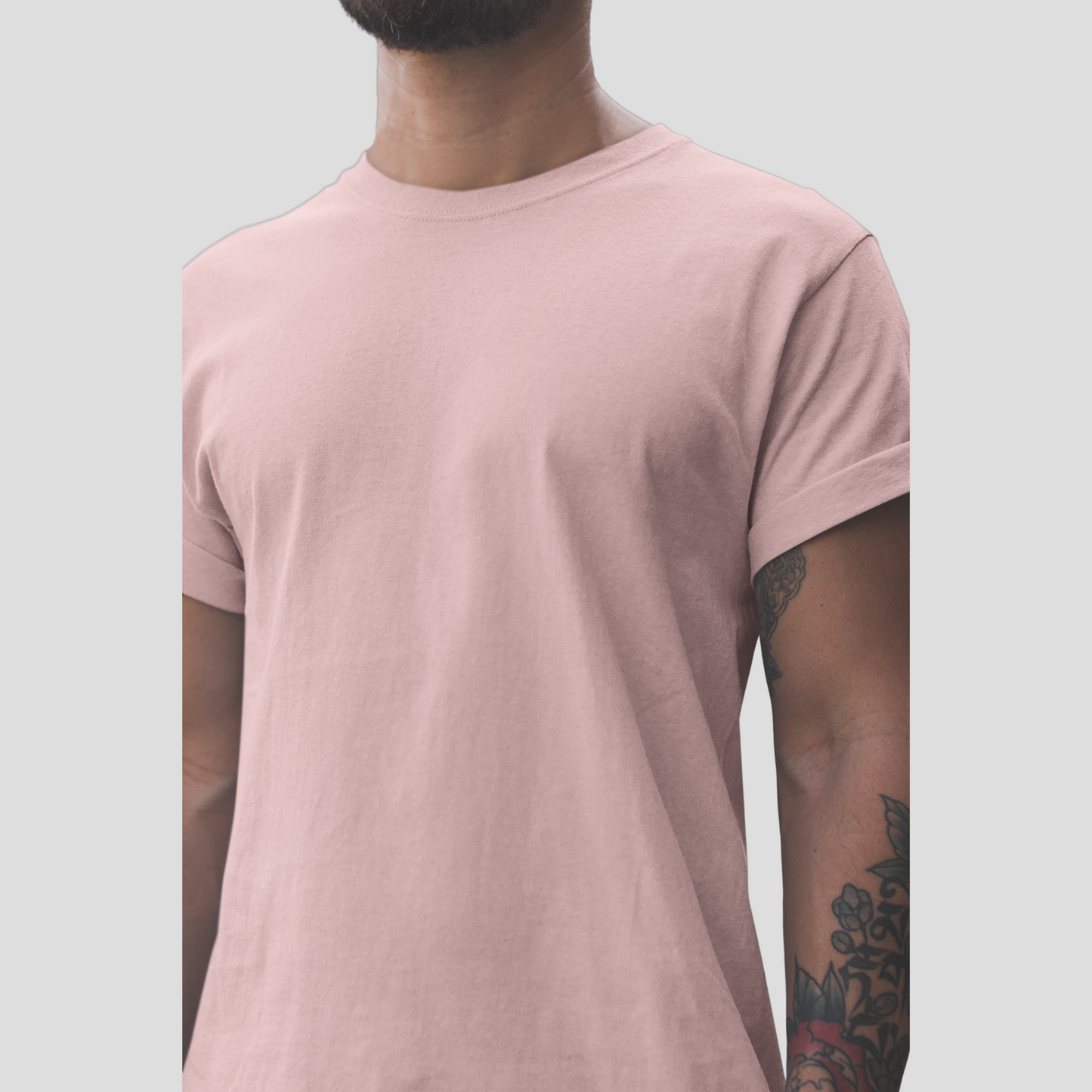 Unisex Crewneck Tee In Pink