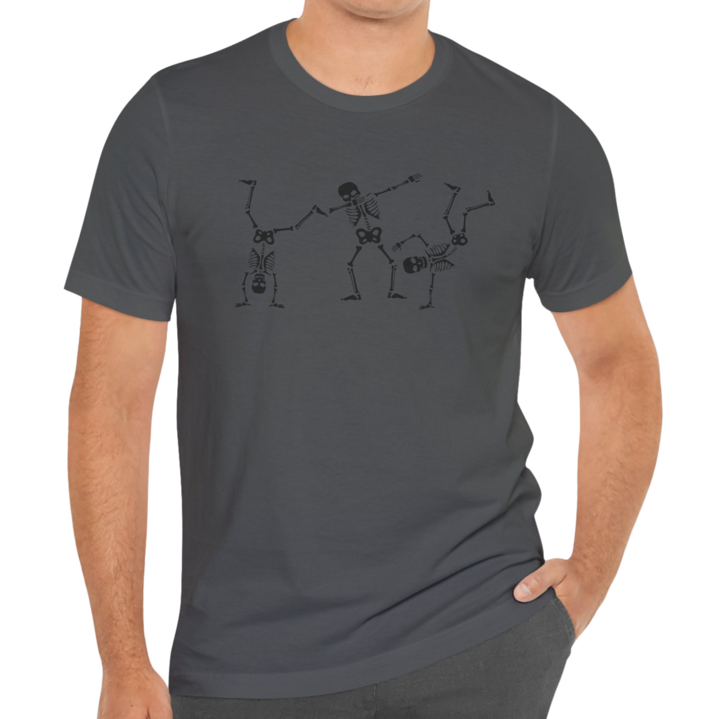 Dancing Skeleton Unisex Crewneck Tee