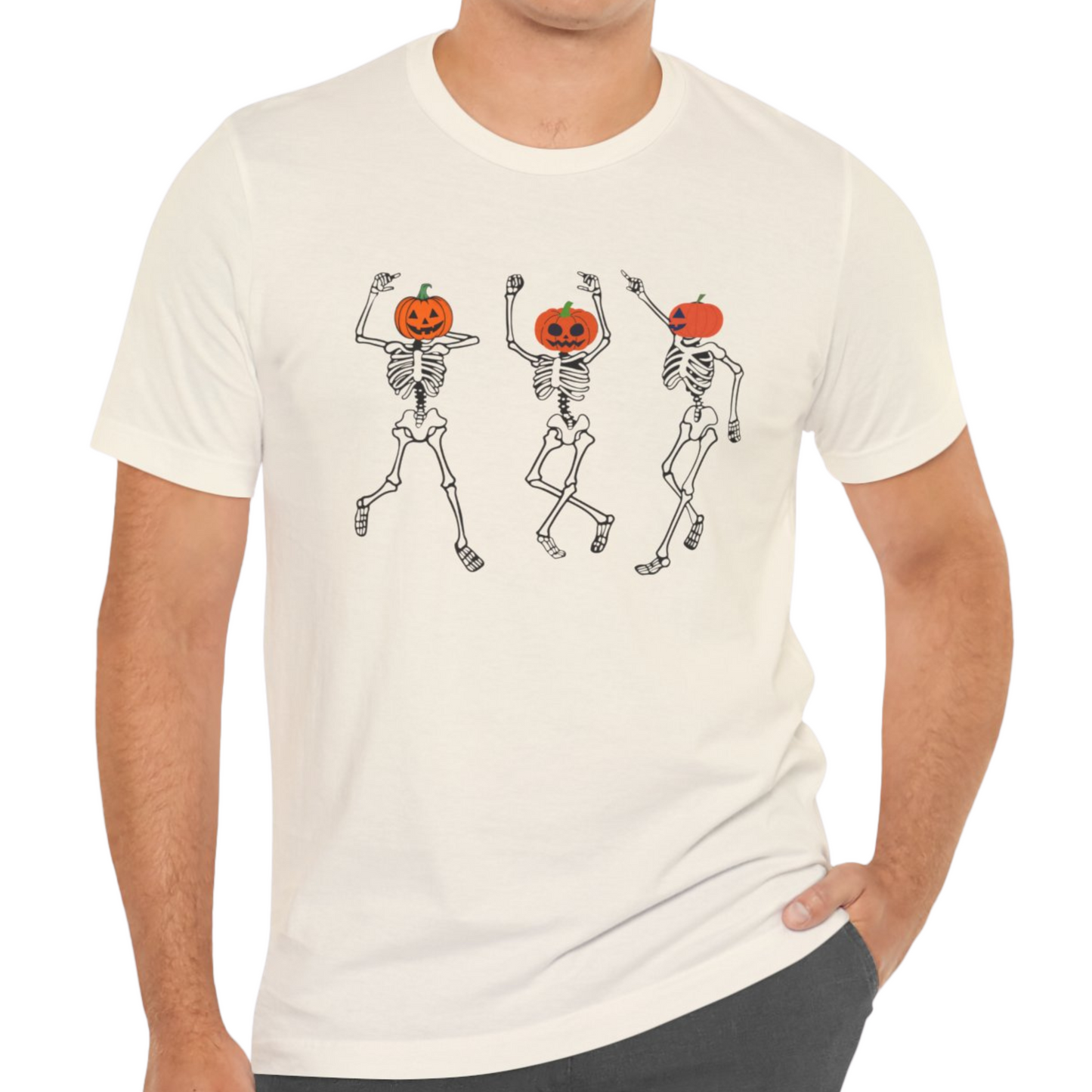 Halloween Skeleton Dance Unisex Crewneck Tee