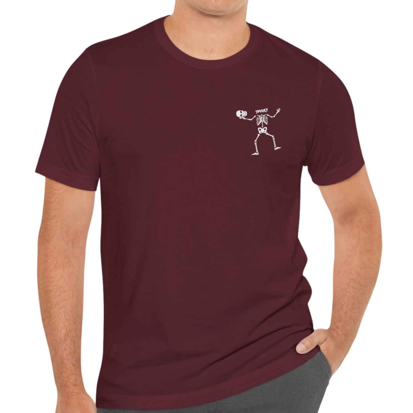 Spooky Skeleton Unisex Crewneck Tee