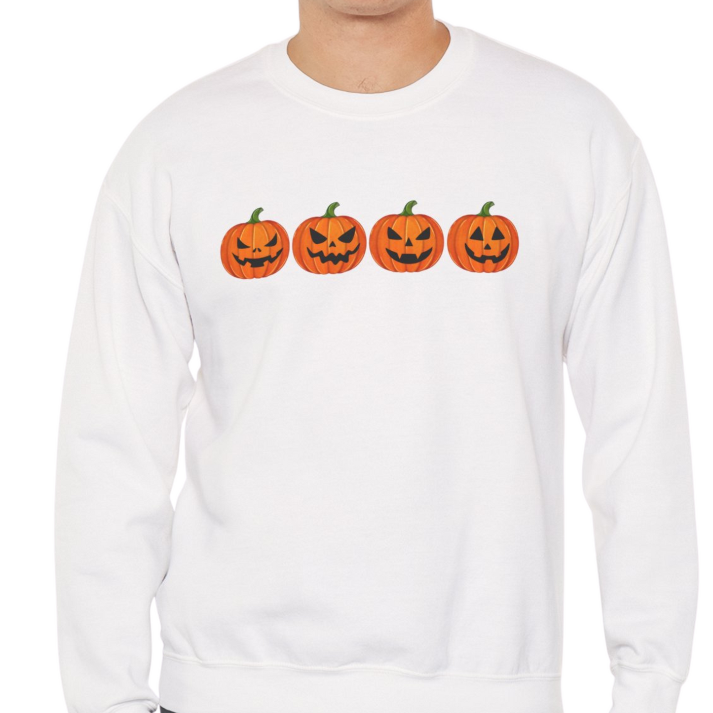 Four Pumpkins Unisex Crewneck Sweatshirt
