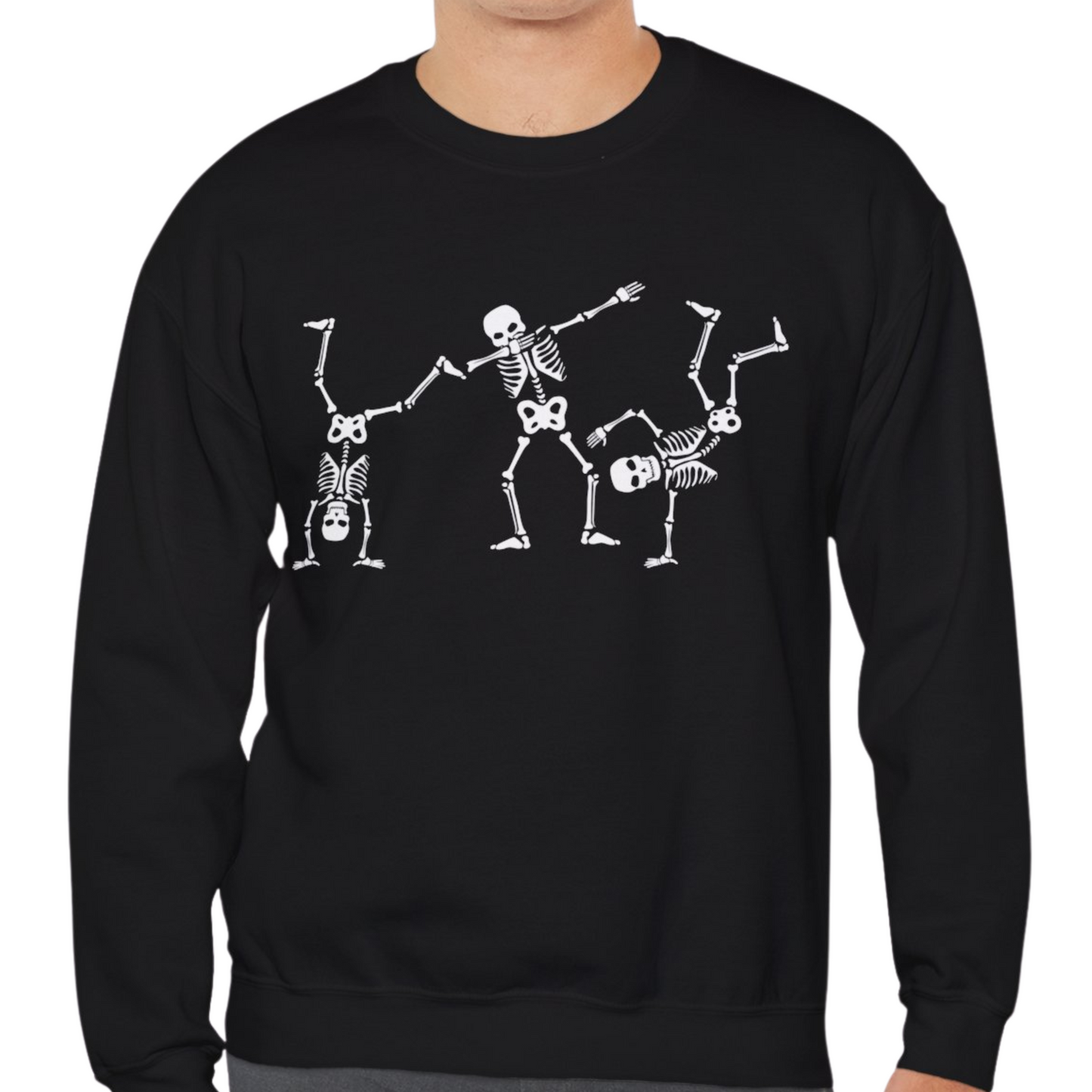 Dancing Skeleton Unisex Crewneck Sweatshirt