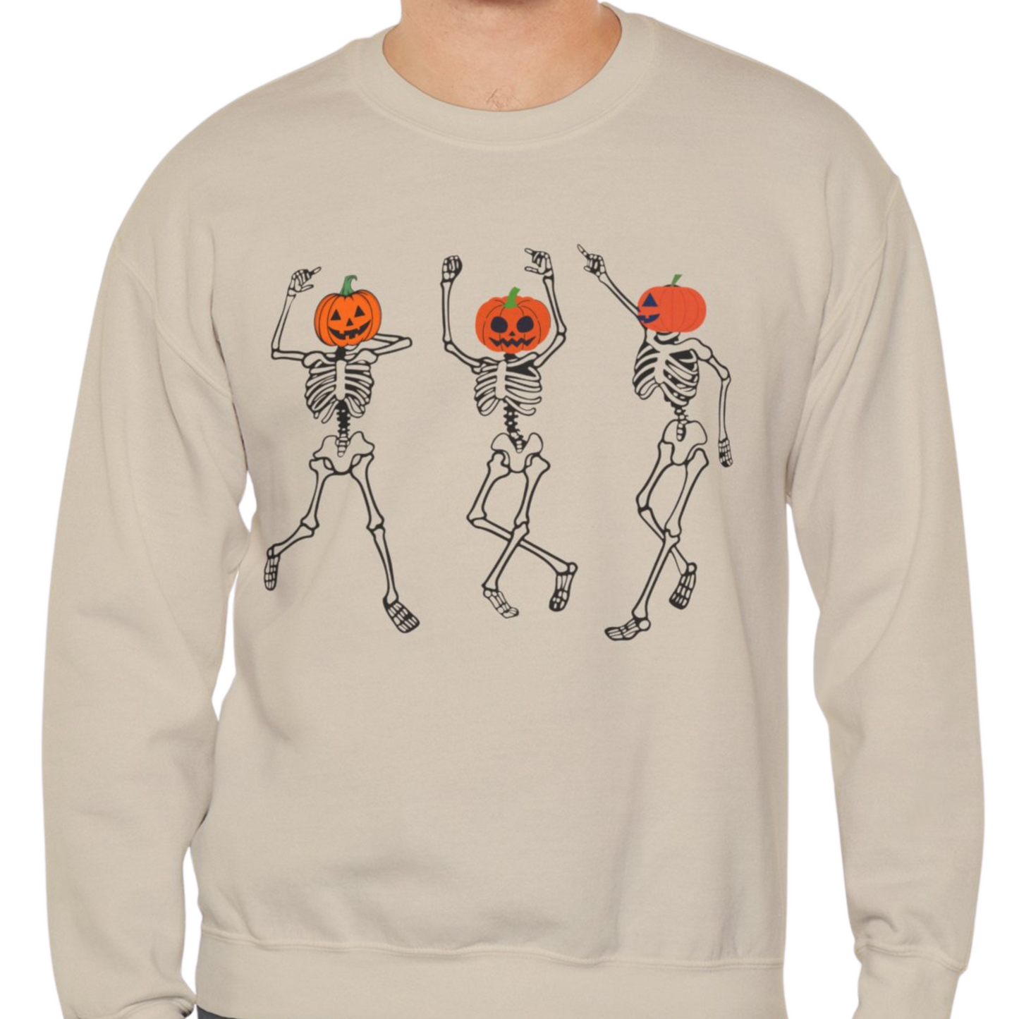 Halloween Skeleton Dance Unisex Crewneck Sweatshirt