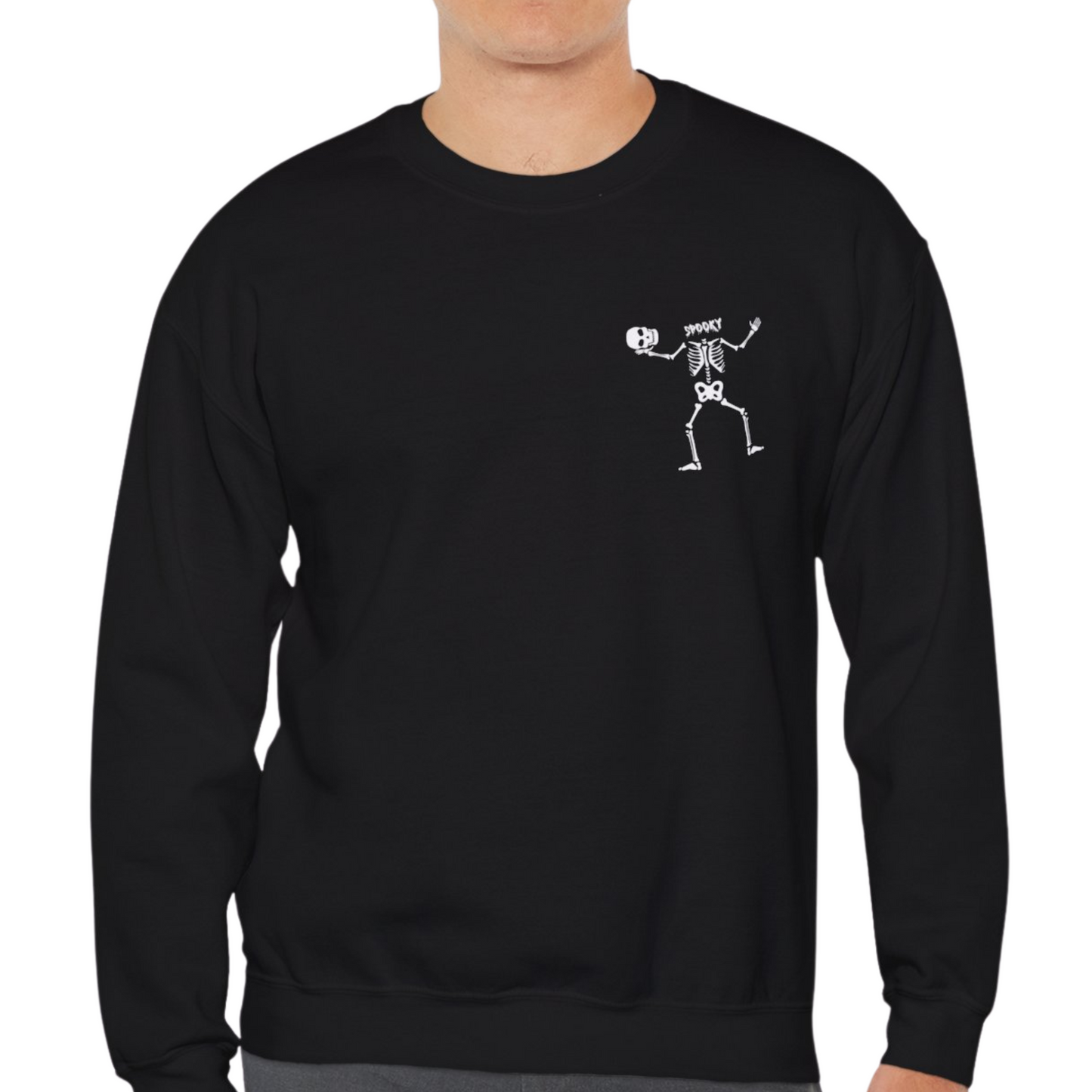 Spooky Skeleton Unisex Crewneck Sweatshirt