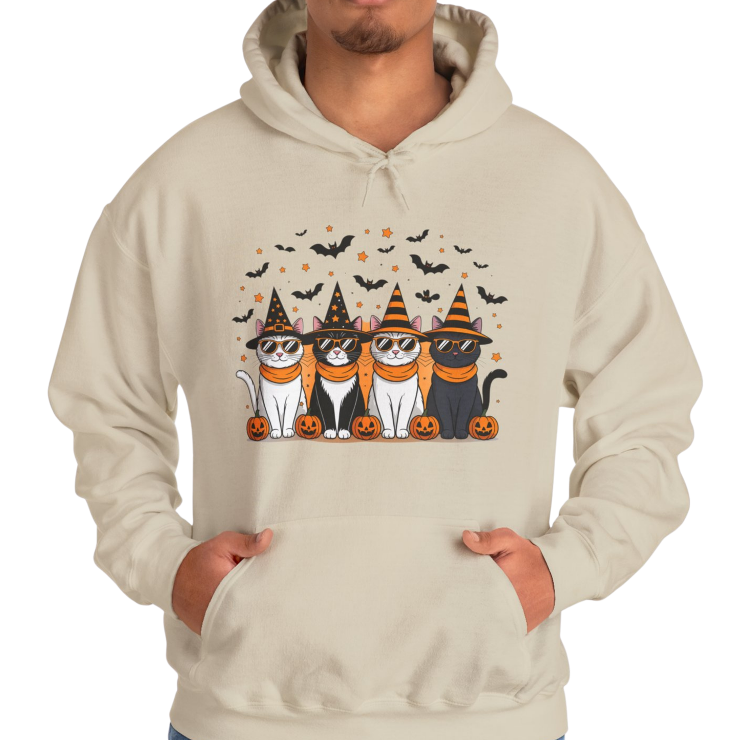 Halloween Cats Unisex Hoodie
