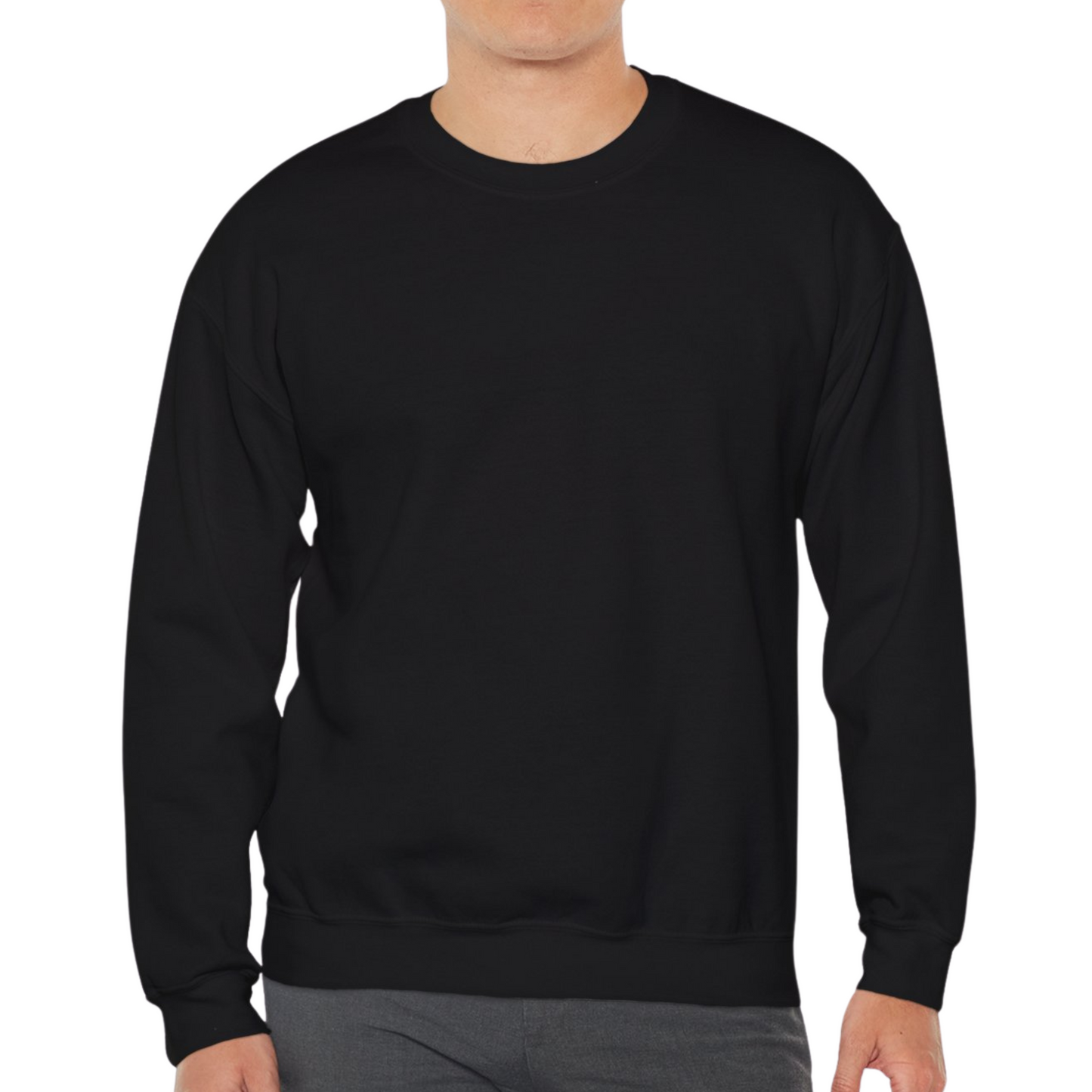 Unisex Crewneck Sweatshirt In Black