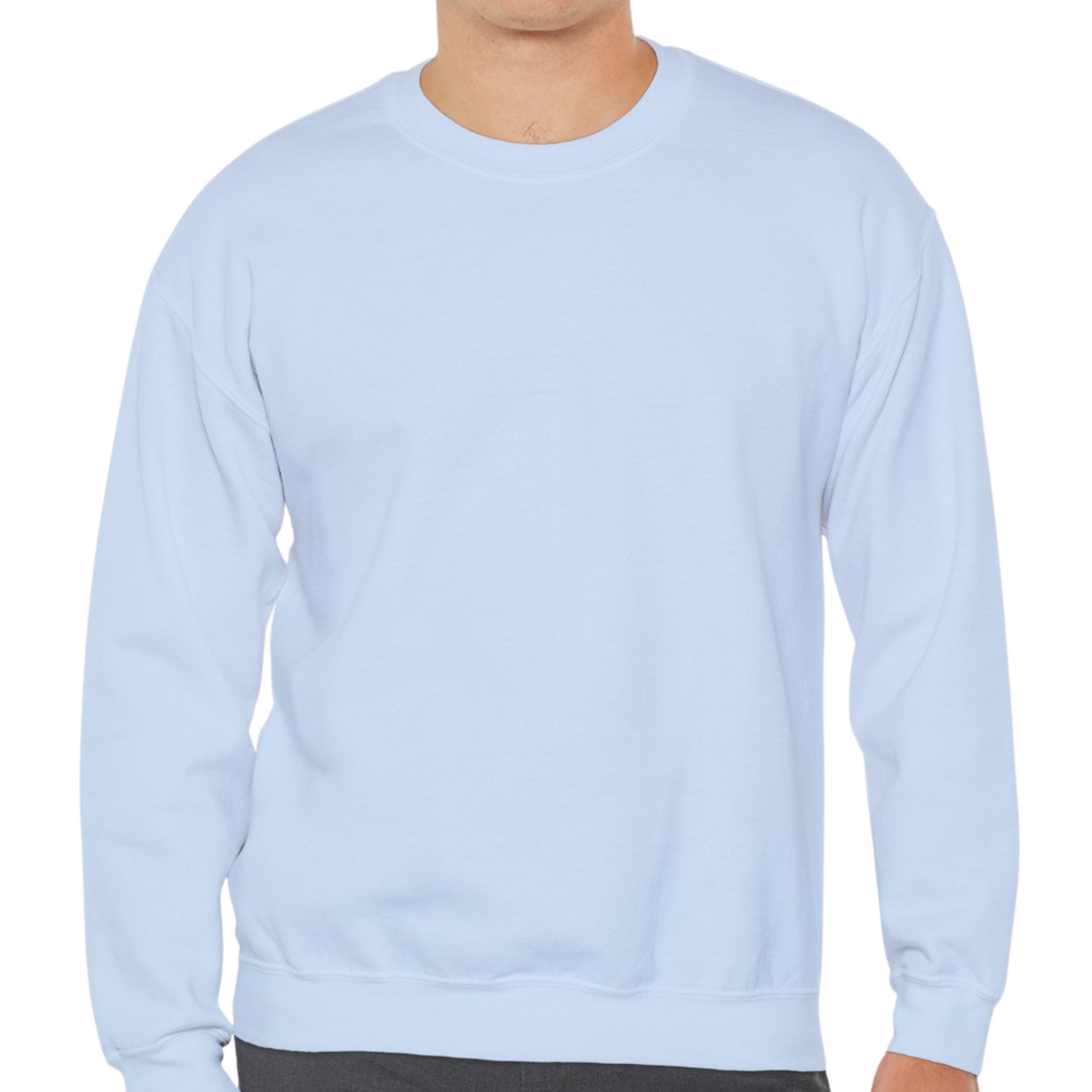 Unisex Crewneck Sweatshirt In Light Blue