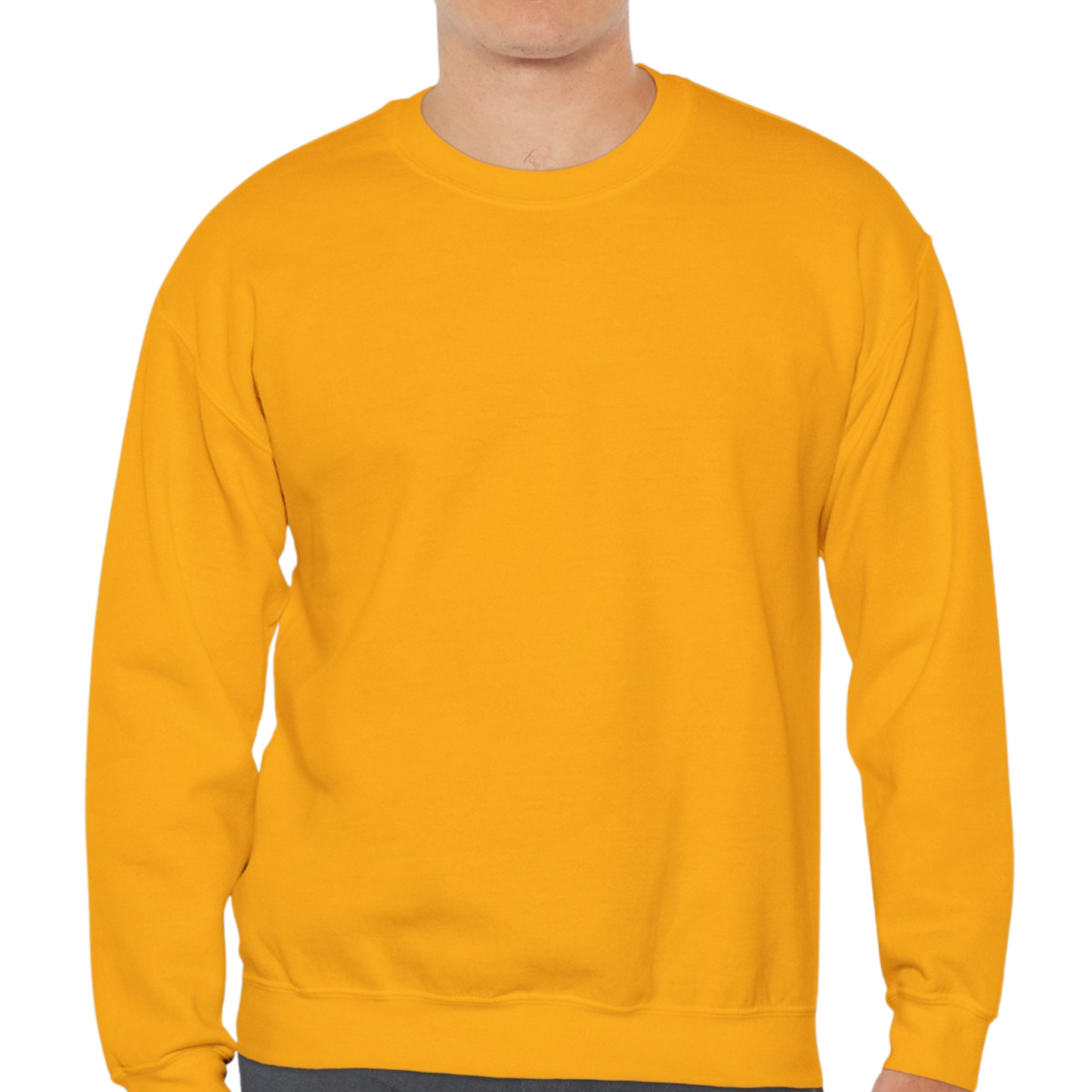 Unisex Crewneck Sweatshirt In Gold