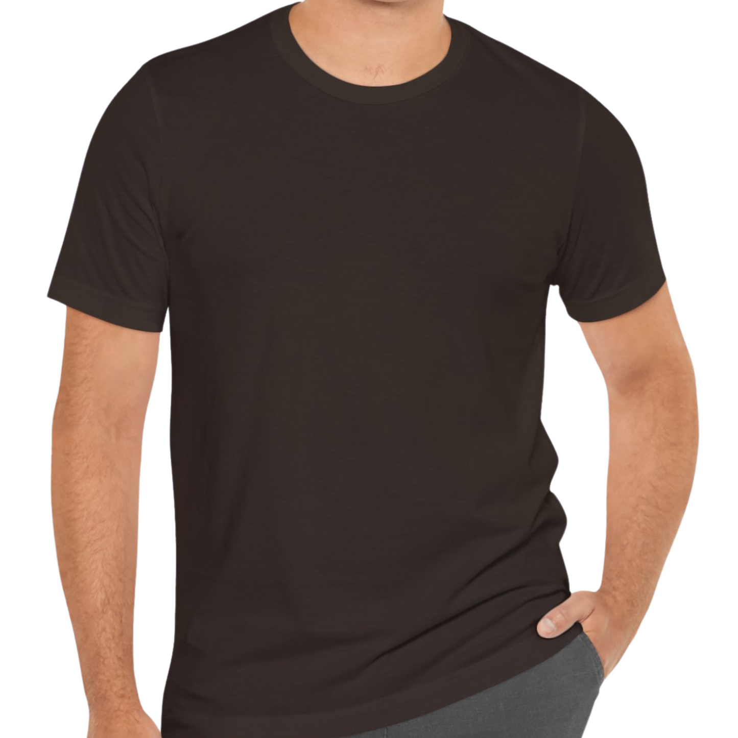 Unisex Crewneck Tee In Brown