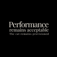 Performance Remains Acceptable Crewneck Tee