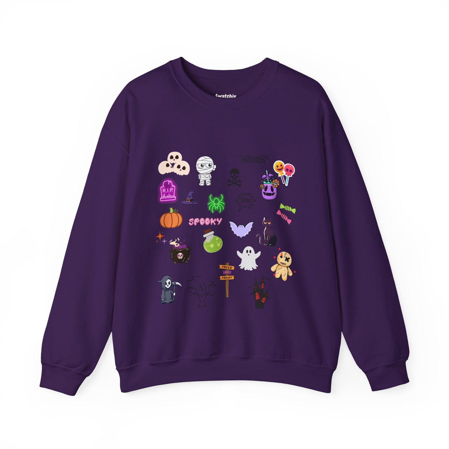 Halloween Graphics Unisex Crewneck Sweatshirt
