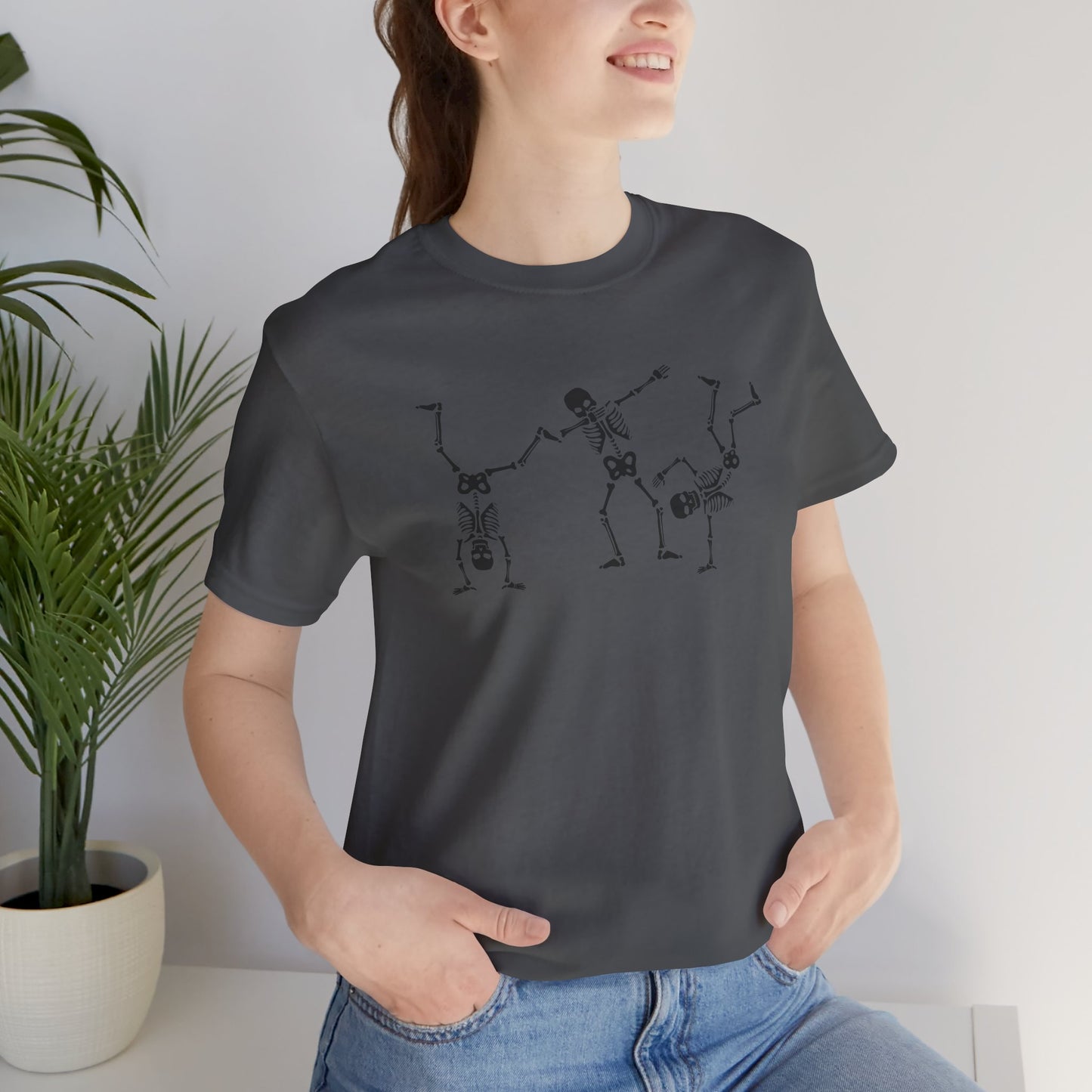 Dancing Skeleton Unisex Crewneck Tee