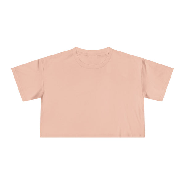 Crop Tee In Pale Pink