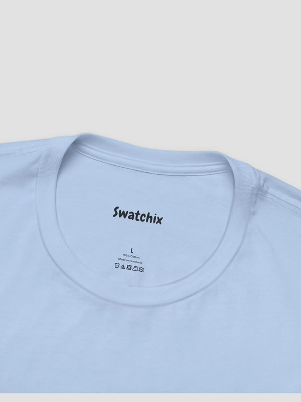 Crewneck Tee In Baby Blue