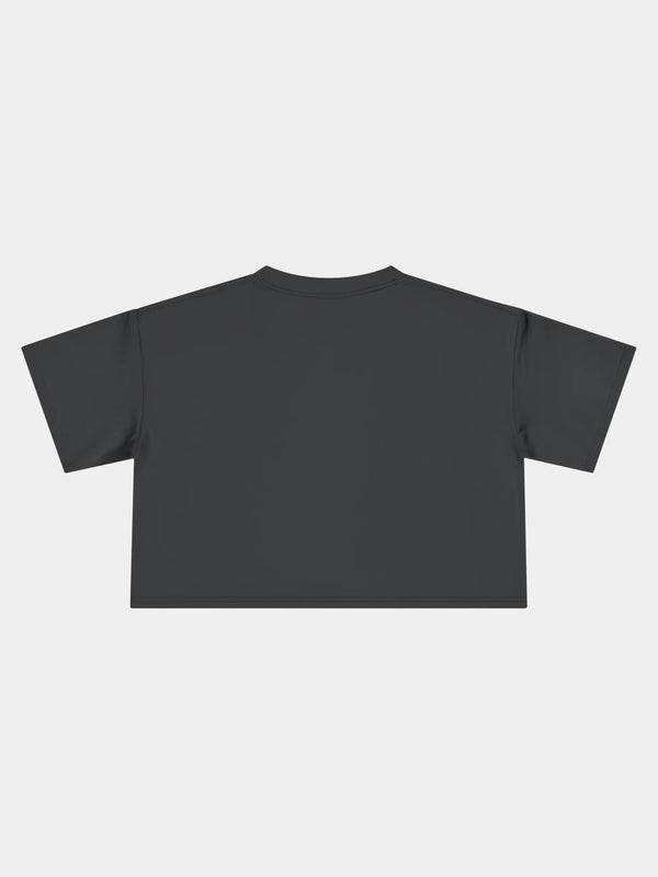 Crop Tee In Coal