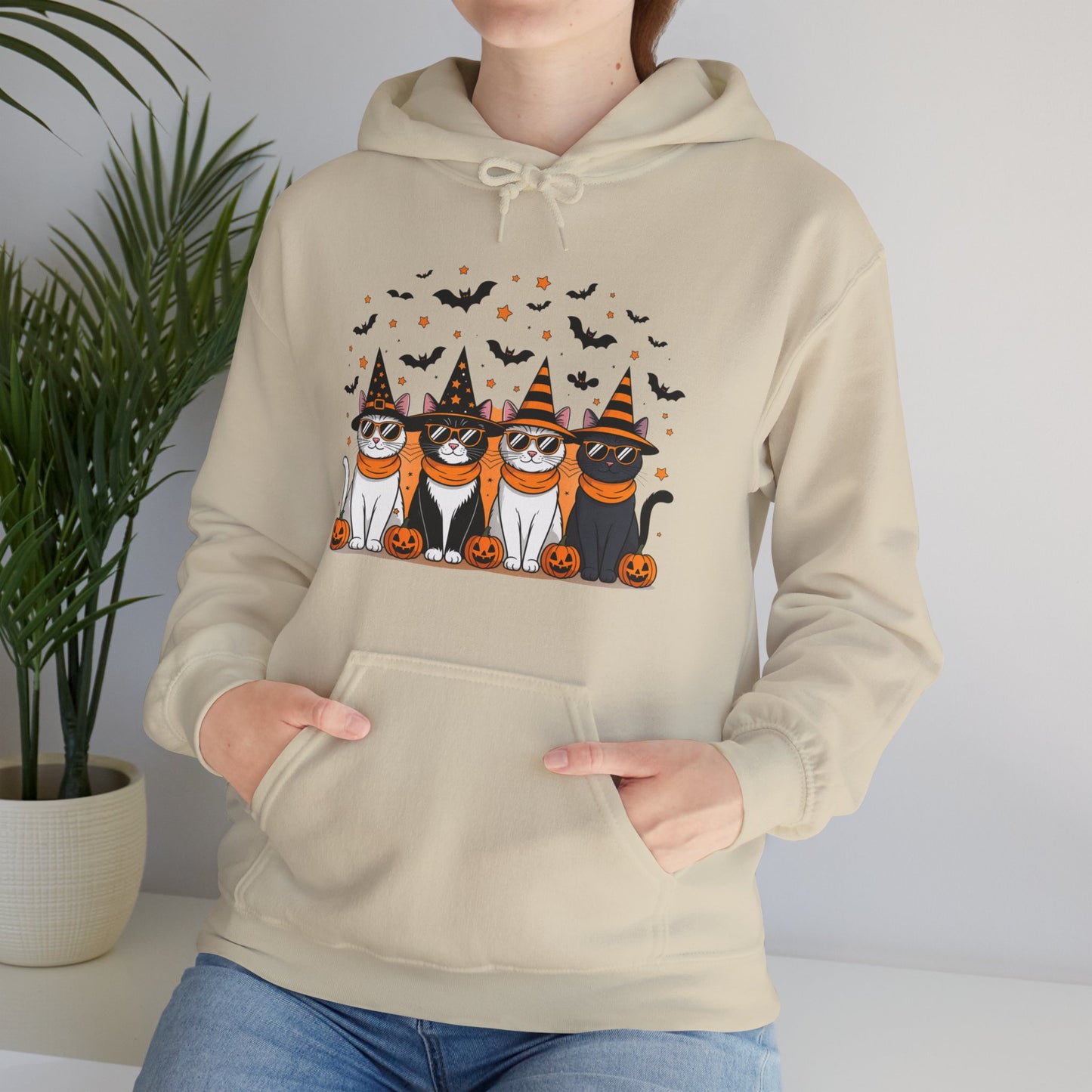 Halloween Cats Unisex Hoodie