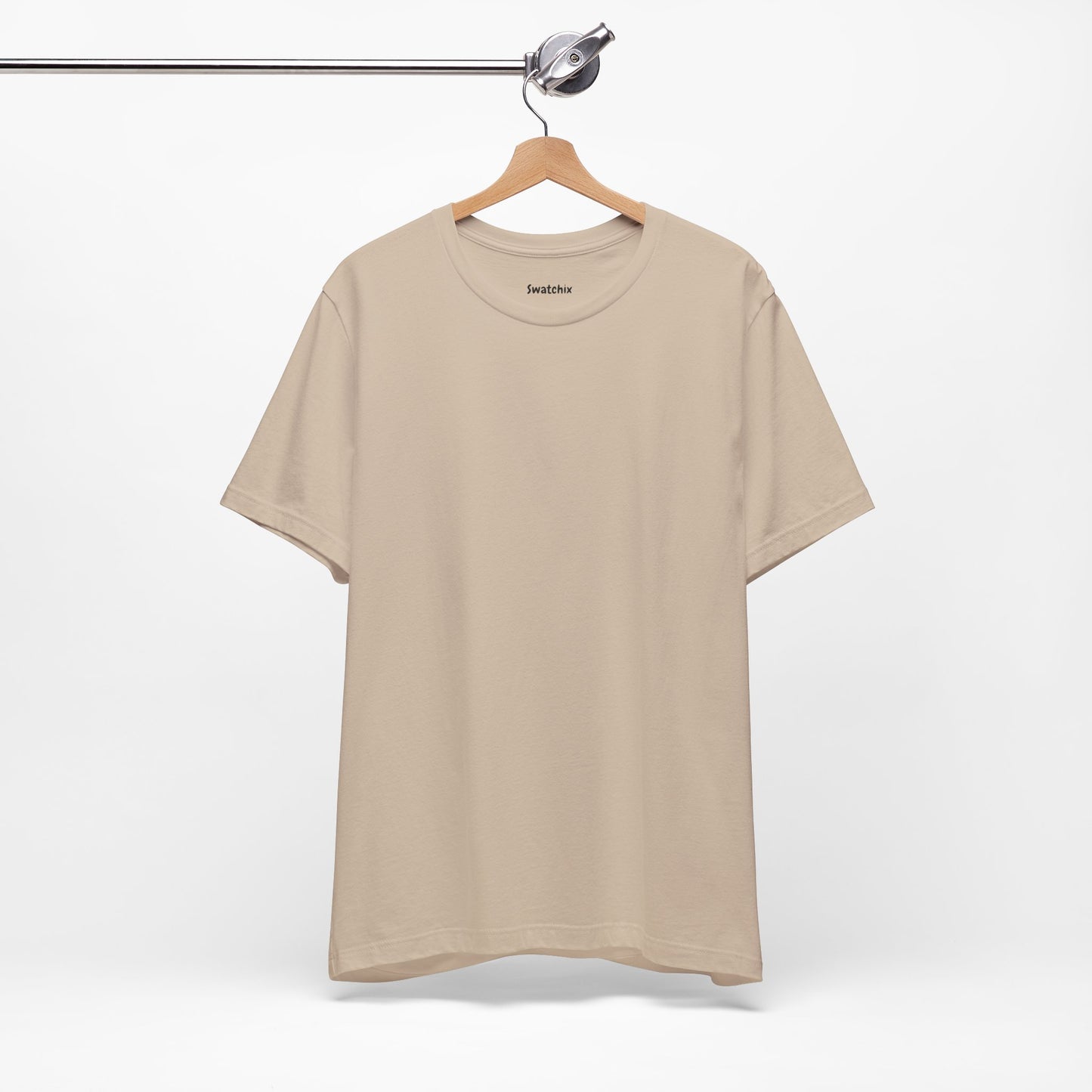Unisex Crewneck Tee In Tan