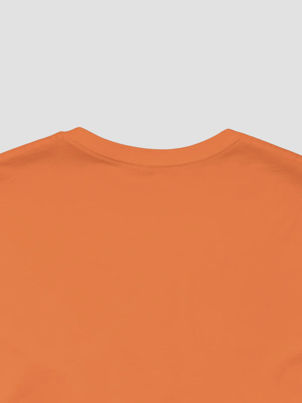 Crewneck Tee In Burnt Orange