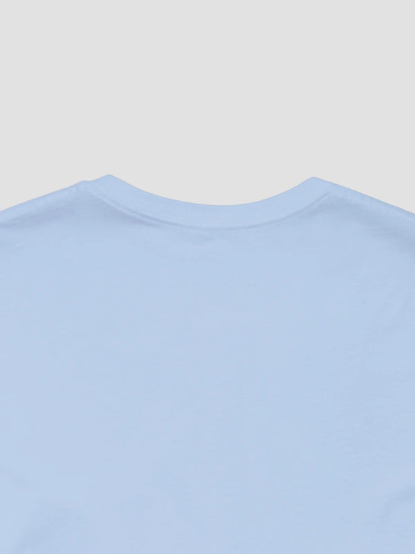 Crewneck Tee In Baby Blue