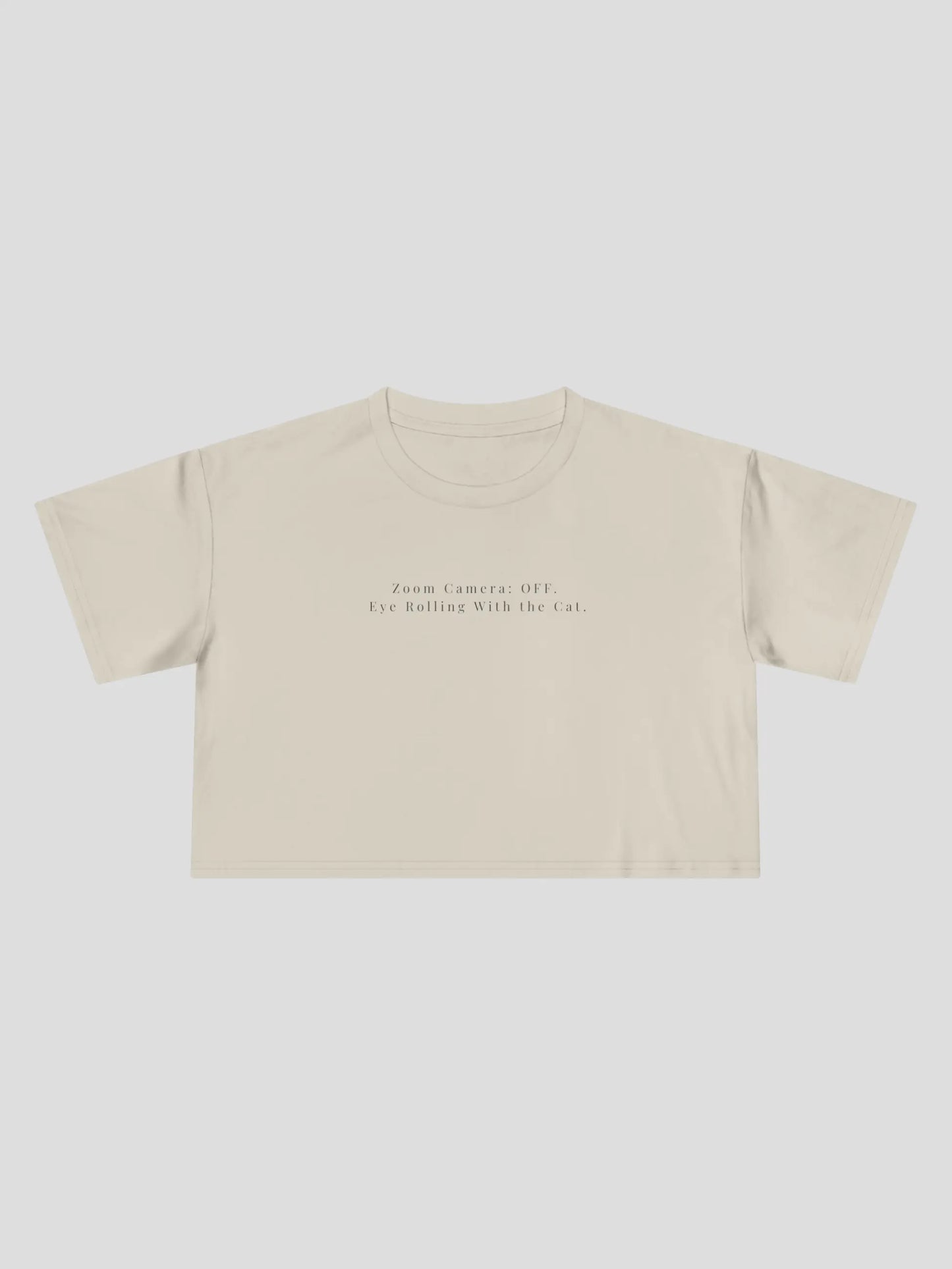 Zoom Camera Cropped Tee
