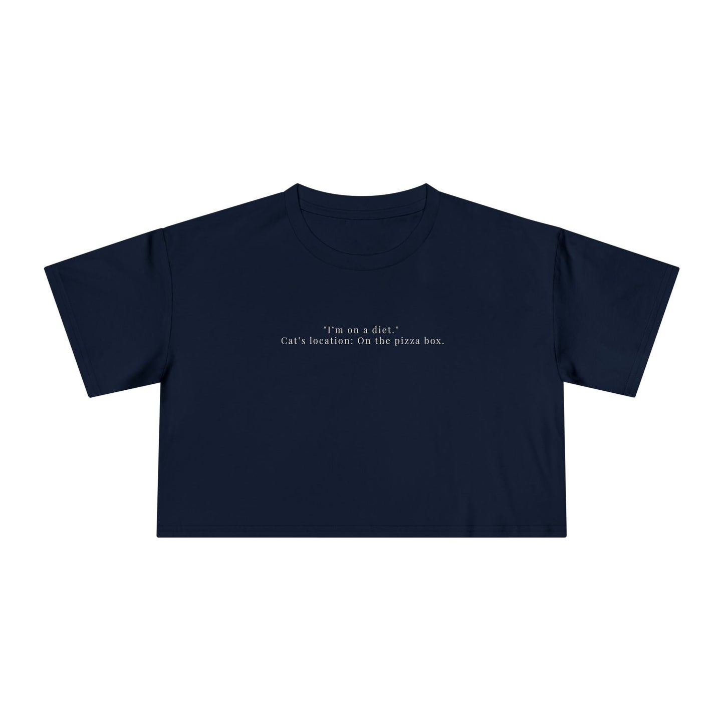 On Diet Cropped Tee
